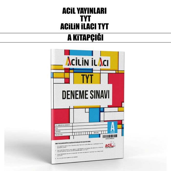 ACİL YAYIN TYT MATEMATİĞİN İLACI SNV 4-A - 2025-26